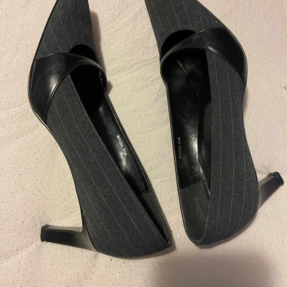 Lauren Ralph Lauren size 8 1/2 Gray and black - Picture 5 of 12